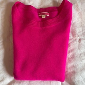 J. Crew Cashmere Sweater Pink Large
